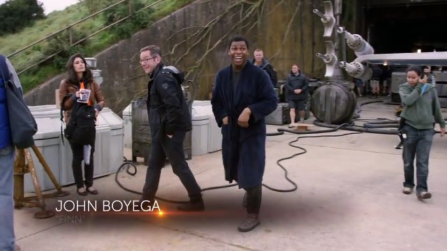 STAR WARS: THE FORCE AWAKENS Featurette - Boarding the Millenium Falcon (2016) John Boyega