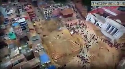 One year ago it was the scene of the earthquake in Nepal