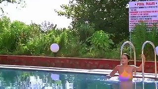 Riya Sen in Swimsuit In a Pool Scene from Hindi Movie
