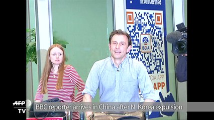 BBC reporter arrives in China after North Korea expulsion