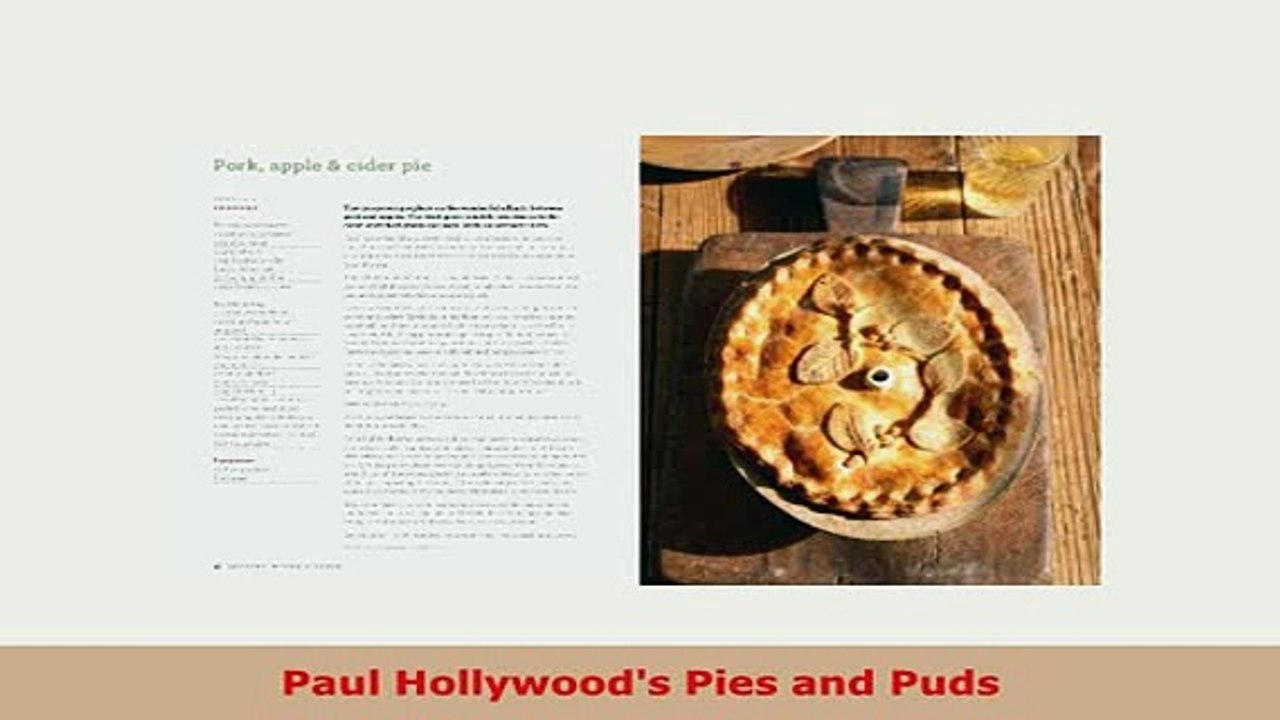 Download  Paul Hollywoods Pies and Puds PDF Full Ebook