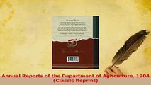 Download  Annual Reports of the Department of Agriculture 1904 Classic Reprint Read Online