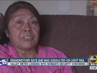 Grandmother claims she was assaulted on light rail