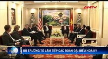 Bộ trưởng Tô Lâm tiếp hai trợ lý Ngoại trưởng Hoa Kỳ