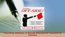 PDF  Teaching Offside A Soccer Manual for Coaches  Players Free Books