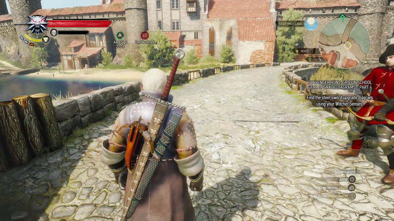 WITCHER 3 DEATH MARCH! WALKTHROUGH 257 - SCAVENGER HUNT GRIFFIN SCHOOL GEAR PART 4