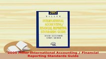 PDF  2005 Miller International Accounting  Financial Reporting Standards Guide Ebook