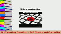 Download  201 Interview Questions  SAP Finance and Controlling Ebook
