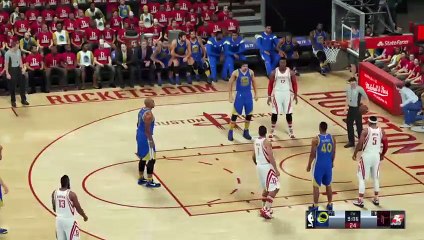 [NBA2K16 PO WSF] Golden State Warriors vs Houston Rockets G4 (9)