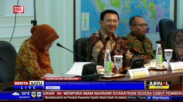 Pemerintah Targetkan Peringkat 40 dalam Kemudahan Berbisnis di Indonesia