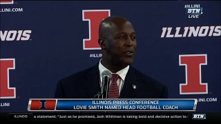 Lovie Smith introduced at Illinois