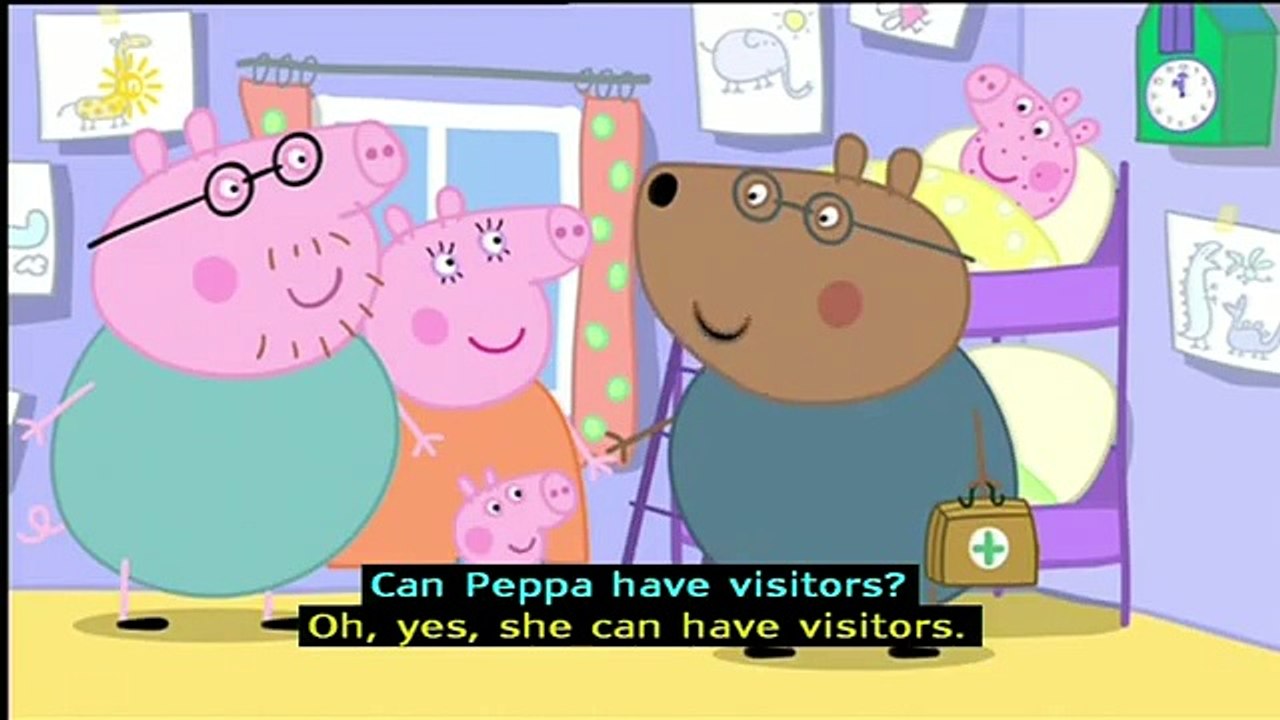 Peppa Pig (Series 1) - Not Very Well (with subtitles)