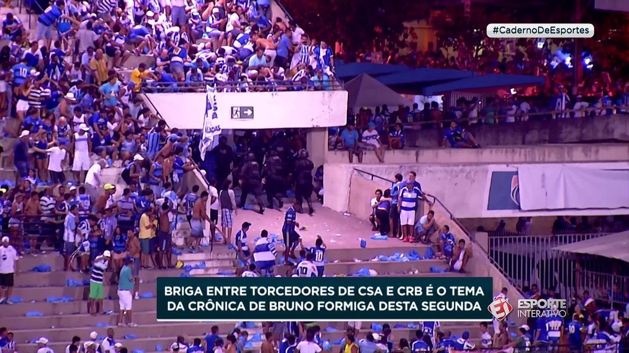 Violência no futebol é o tema da crônica do Bruno Formiga