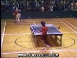 point exceptionnel de tennis de table