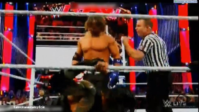 Roman reigns and the usos vs The club AJ Styles, Luke Gallows Karl Anderson p2