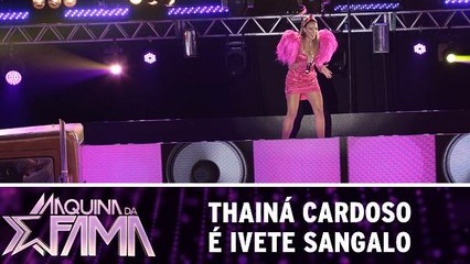 Thainá Cardoso é Ivete Sangalo