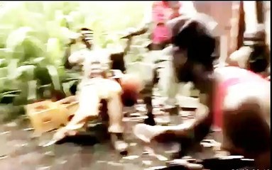 Funny monkey fires with a GUN