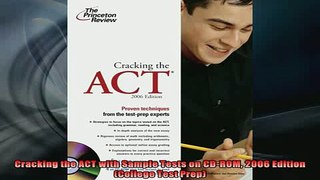 READ book  Cracking the ACT with Sample Tests on CDROM 2006 Edition College Test Prep Full EBook