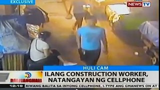 BT: Ilang travailleur de la construction, natangayan ng téléphone portable