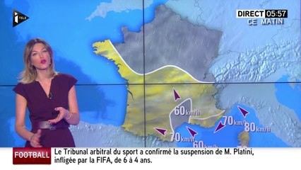 2016 09 10 5H57 ELEONORE BOCCARA pour LA METEO d'itele