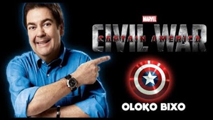 Faustão comenta trailer do Capitão América 3- Guerra Civil (com Homem Aranha)