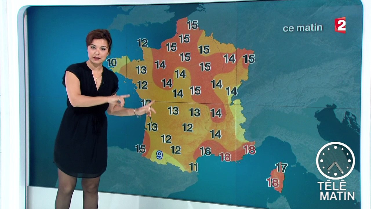2016 09 10 7H23 ANAIS BAYDEMIR pour LA METEO de TELEMATIN sur FRANCE 2