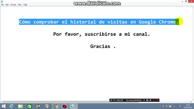 Cómo comprobar el historial de visitas en Google Chrome