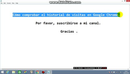Cómo comprobar el historial de visitas en Google Chrome