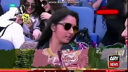 Gorgeous Sania Mirza Reached Stadium to support her Husband Shoaib Malik