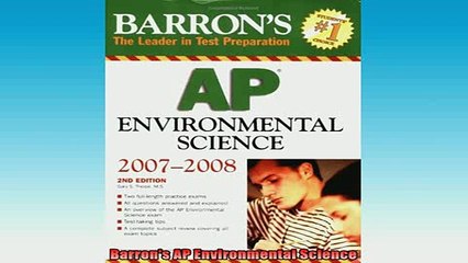 READ book  Barrons AP Environmental Science Full Ebook Online Free