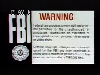 Opening to my 1995 vhs of A Clockwork Orange