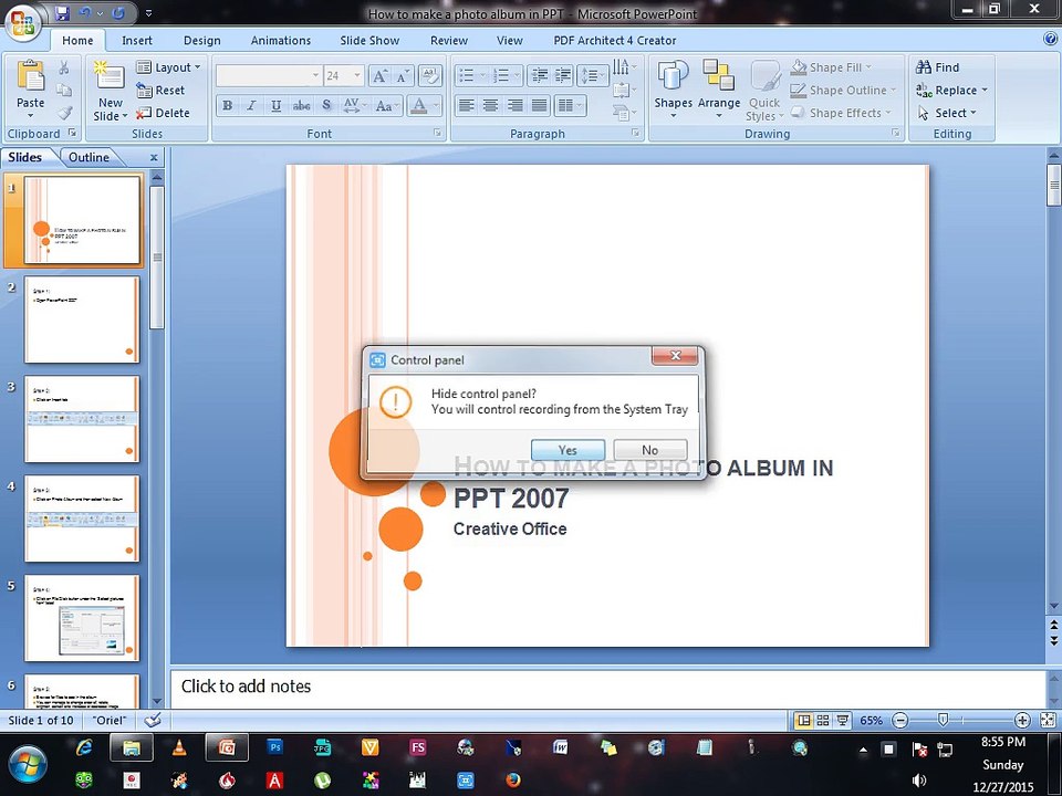PhotoAlbum in PPt2007