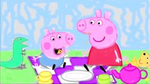 Peppa Pig, Mummy And George Are Looking At Daddy Pig, Who Climbed A Tree Coloring Pages 30 min