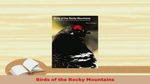 PDF  Birds of the Rocky Mountains Free Books