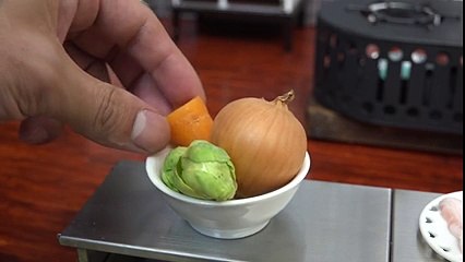 Mini Food Ankake Yakisoba 食べれるミニチュア あんかけ焼きそば   Miniature Fried Noodles with Starch Sauce!