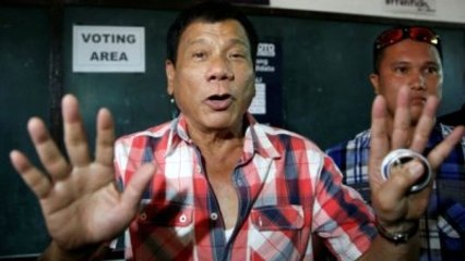Filipinler'de Devlet Başkanlığı Yarışını Duterte Kazandı: Uyurken Bile Çalışacağım