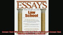 READ book  Essays That Will Get You into Law School Barrons Essays That Will Get You Into Law Full EBook