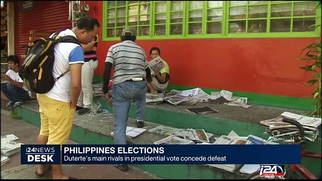 Philippines elections: Duterte's main rivals in presidential vote concede defeat