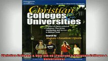 READ book  Christian Colleges  Univ 8th ed Petersons Christian Colleges  Universities Full EBook