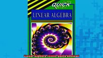 DOWNLOAD FREE Ebooks  Linear Algebra Cliffs Quick Review Full Ebook Online Free