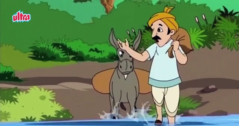 Moral-Stories---Gadha-Pani-Mein-Baitha---Hindi-Animation
