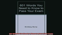 READ FREE FULL EBOOK DOWNLOAD  601 Words You Need to Know to Pass Your Exam Full Free