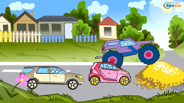Мультики про Машинки для детей. Монстр Трак и Эвакуатор. Машинки и Скорая помощь на пляже. Кар Кар