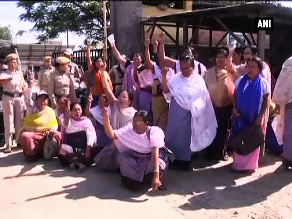 Inner Line Permit System Bill Protest in Imphal intensifies