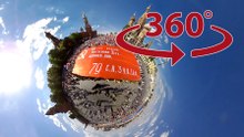 Le Régiment immortel à Moscou sur les images panoramiques de RT