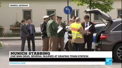 Munich knife attack: one man dead and several injured by attacker shouting "Allahu Akbar”