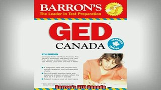 READ FREE Ebooks  Barrons GED Canada Free Online