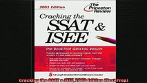 READ book  Cracking the SSAT  ISEE 2003 Edition Test Prep Full Free