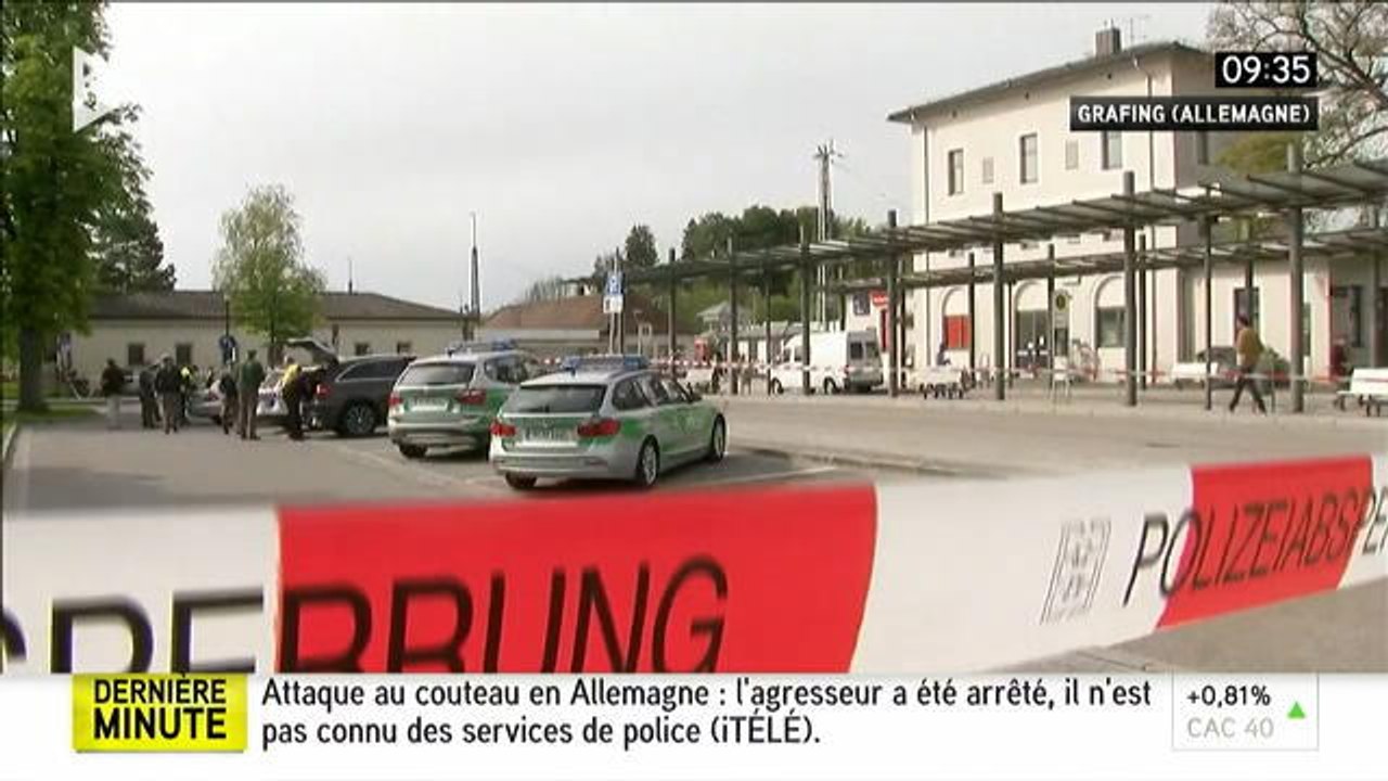 Attaque au couteau en Allemagne: un mort et trois personnes blessées - Le 10/05/2016 à 11h07