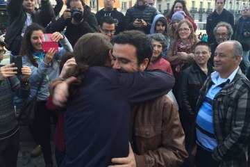 Podemos e IU sellan un acuerdo "histórico"